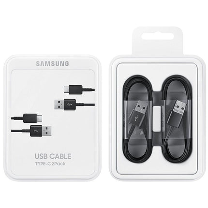 Samsung USB-C Kabel - EP-DG930MB 2 Pack - Zwart - Casebump