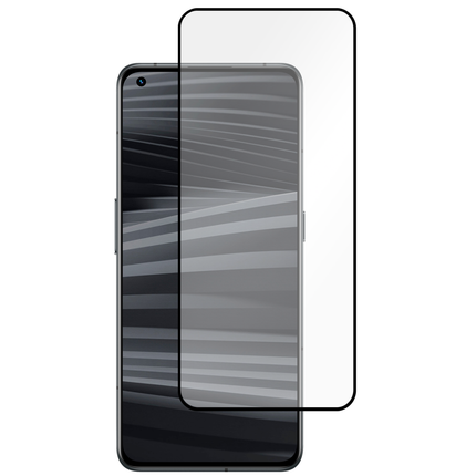 Full Cover Screenprotector Realme GT2 Pro Tempered Glass - black - Casebump