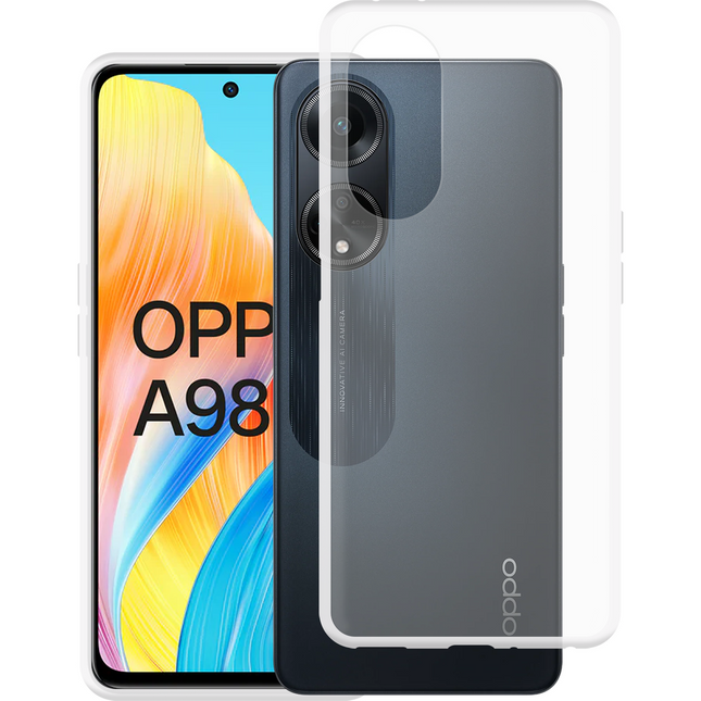 Oppo A98 5G Soft TPU Case - Clear - Casebump