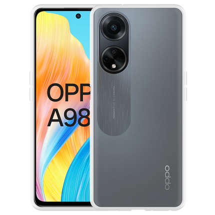 Oppo A98 5G Soft TPU Case - Clear - Casebump