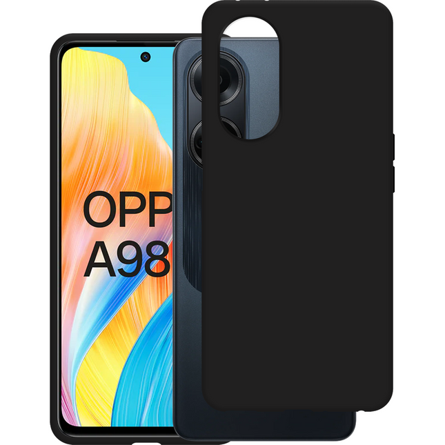 Oppo A98 5G Soft TPU Case - Black - Casebump