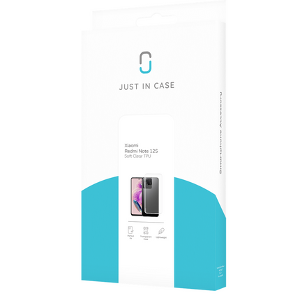 Xiaomi Redmi Note 12S Soft TPU Case - Clear - Casebump