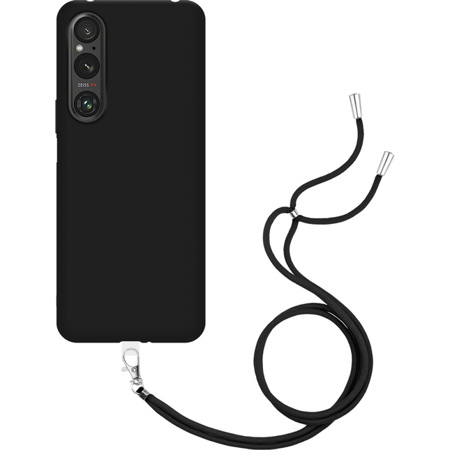 Sony Xpera 1 V Necklace TPU Case - Black - Casebump