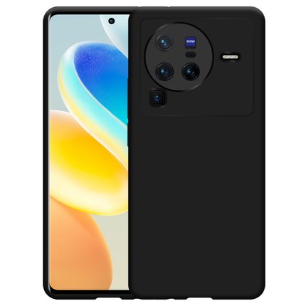 Vivo X80 Pro Soft TPU Case (Black) - Casebump