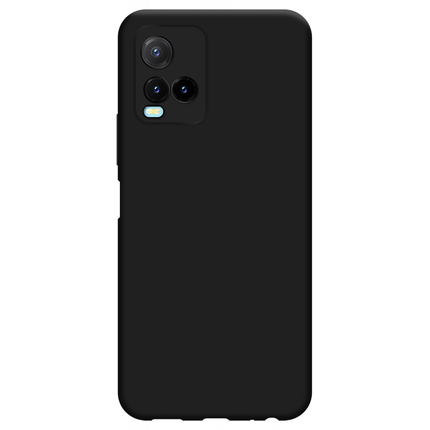 Vivo Y33s Soft TPU Case with Strap - (Black) - Casebump