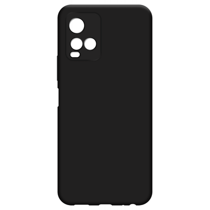 Vivo Y33s Soft TPU Case with Strap - (Black) - Casebump