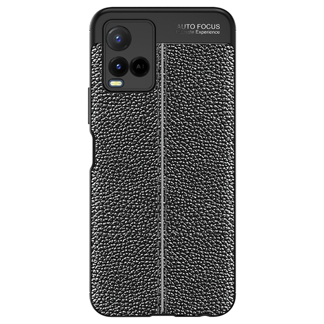 Vivo Y33s Soft Design TPU Case (Black) - Casebump