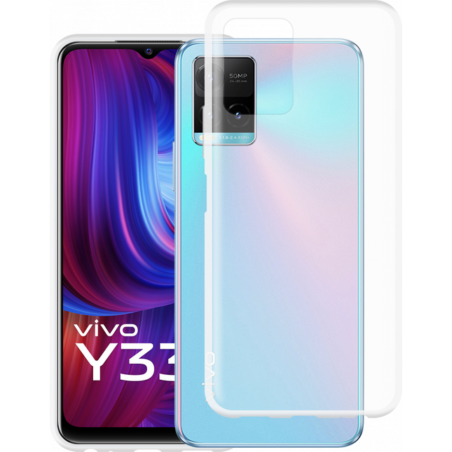 Vivo Y33s Soft TPU Case (Clear) - Casebump