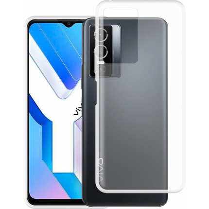 Vivo Y76 Soft TPU Case with Strap - (Clear) - Casebump