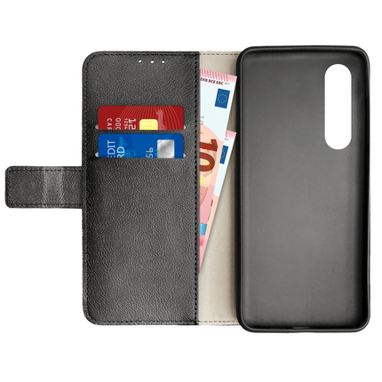 Sony Xperia 1 V Classic Wallet Case - Black - Casebump