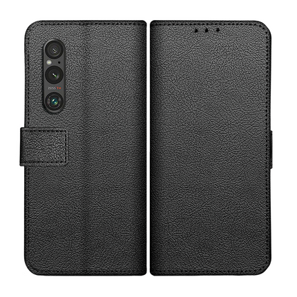 Sony Xperia 1 V Classic Wallet Case - Black - Casebump