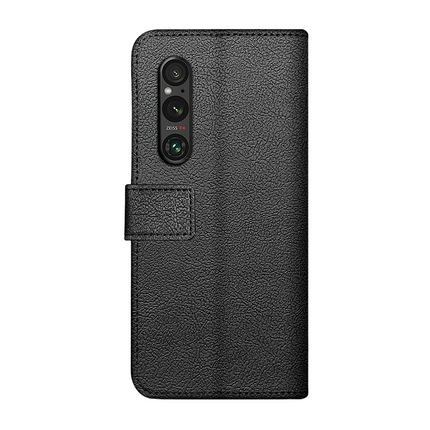 Sony Xperia 1 V Classic Wallet Case - Black - Casebump