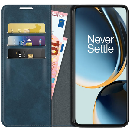 OnePlus Nord CE 3 Lite 5G Magnetic Wallet Case - Blue - Casebump