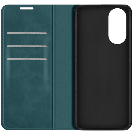 Oppo A78 5G Magnetic Wallet Case - Green - Casebump