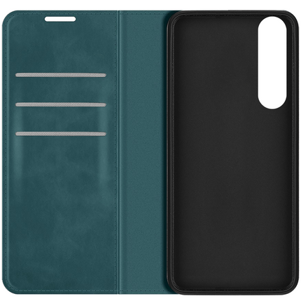 Sony Xperia 1 V Magnetic Wallet Case - Green - Casebump