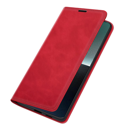 Sony Xperia 1 V Magnetic Wallet Case - Red - Casebump