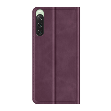 Sony Xperia 10 V Magnetic Wallet Case - Purple - Casebump