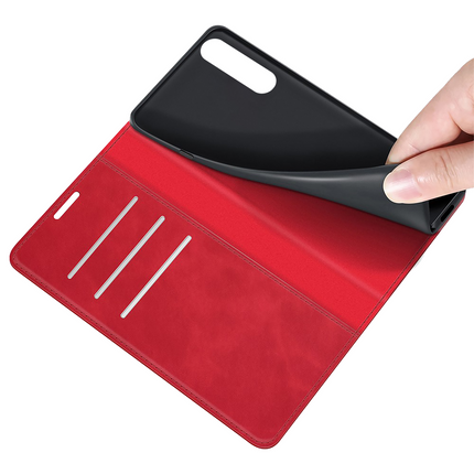 Sony Xperia 10 V Magnetic Wallet Case - Red - Casebump