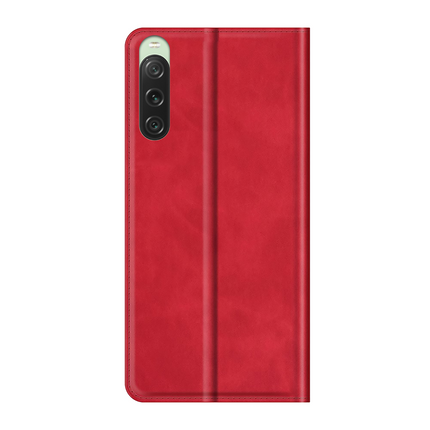 Sony Xperia 10 V Magnetic Wallet Case - Red - Casebump