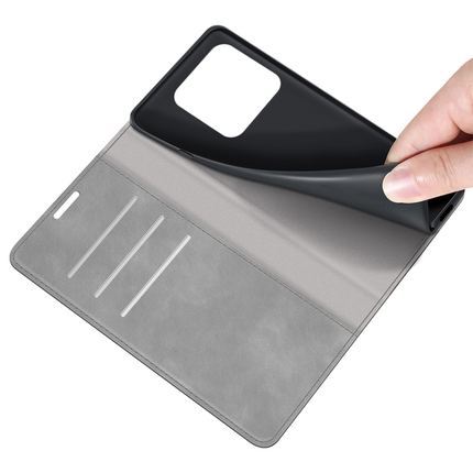 Xiaomi Redmi 10A Magnetic Wallet Case - Grey - Casebump