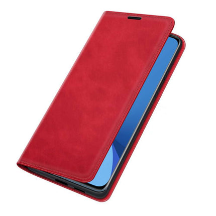 Xiaomi 12 Pro Wallet Case Magnetic - Red - Casebump