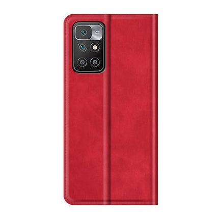 Xiaomi Redmi 10 2022 Wallet Case Magnetic - Red - Casebump