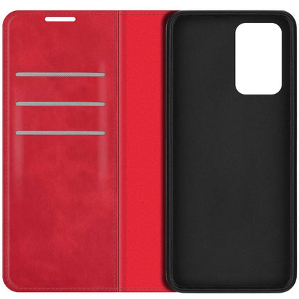 Xiaomi Redmi 10 2022 Wallet Case Magnetic - Red - Casebump