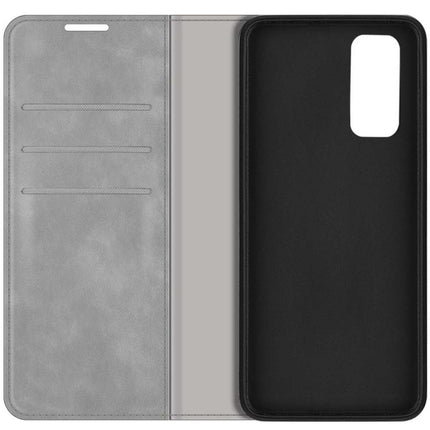 Xiaomi Redmi Note 11/Note 11S Wallet Case Magnetic - Grey - Casebump
