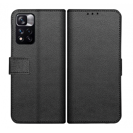 Xiaomi Redmi Note 11 Pro+ Wallet Case (Black) - Casebump