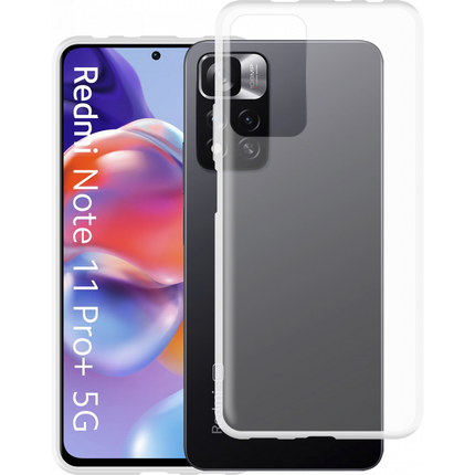 Xiaomi Redmi Note 11 Pro+ Soft TPU Case (Clear) - Casebump