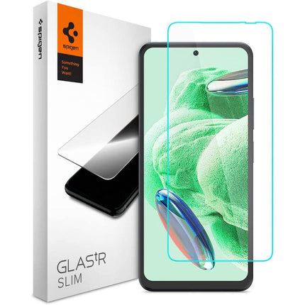 Spigen Glas tR Slim Xiaomi Redmi Note 12 5G / Poco X5 5G Tempered Glass - AGL06048 - 2 Pack - Casebump